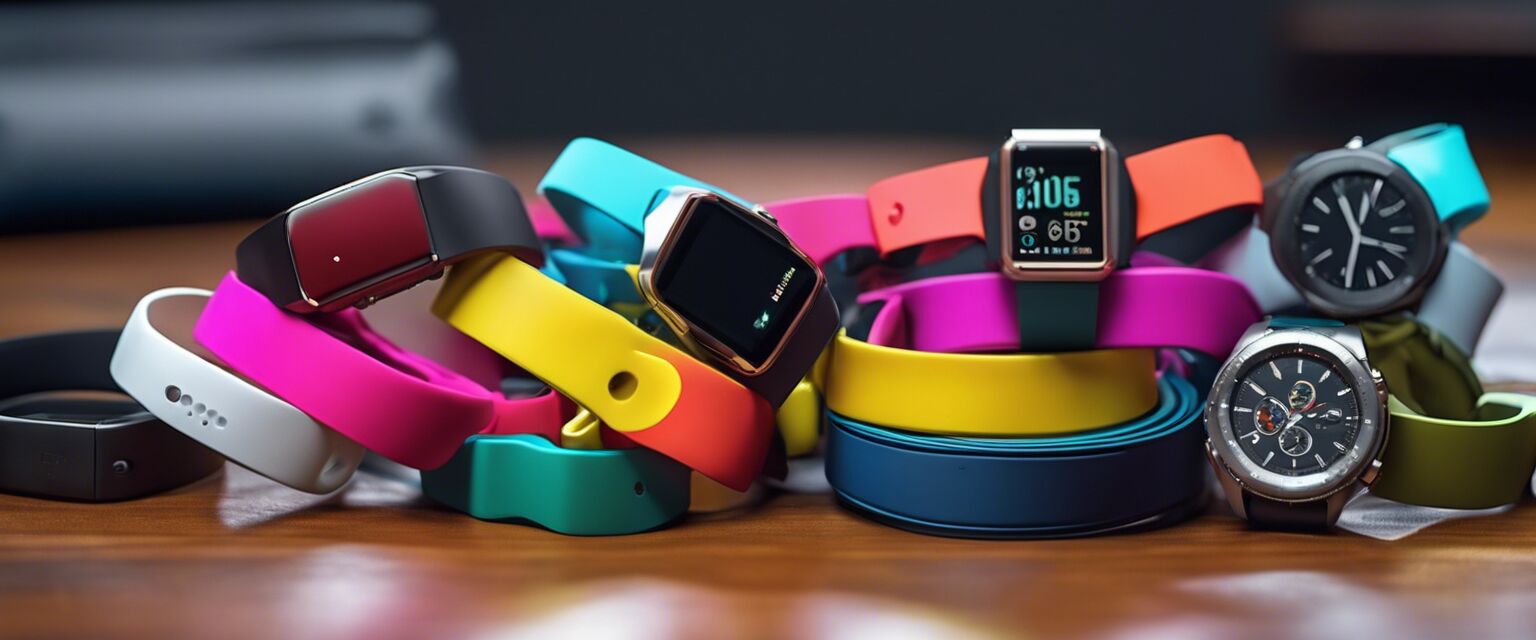 Colorful replacement smart watch bands