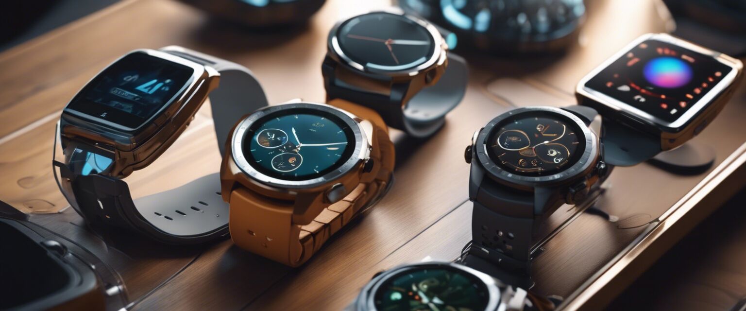 Stylish smart watch phones